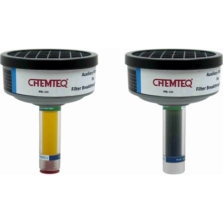 Chemteq Filter Change Indicator with With Auxiliary Filter Trap for Formaldehyde Vapor 659